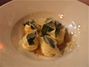 Sheep Milk Ricotta Gnudi
