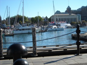View of Victoria Harbour From Milestones Patio